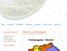 Tablet Screenshot of chikmagalur.net